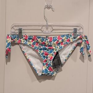 Hurley Floral Hipster Bikini Bottoms Size Medium